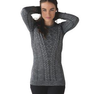 Lululemon Rest Less Pullover Heather Grey Top 0 XS